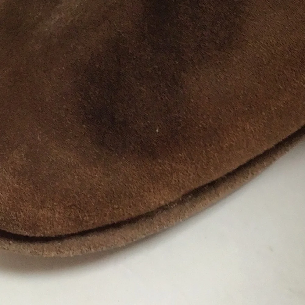 Bearpaw‎ Brown Suede Sherpa Sheepskin Lined 610W Emma Boots Sz 8